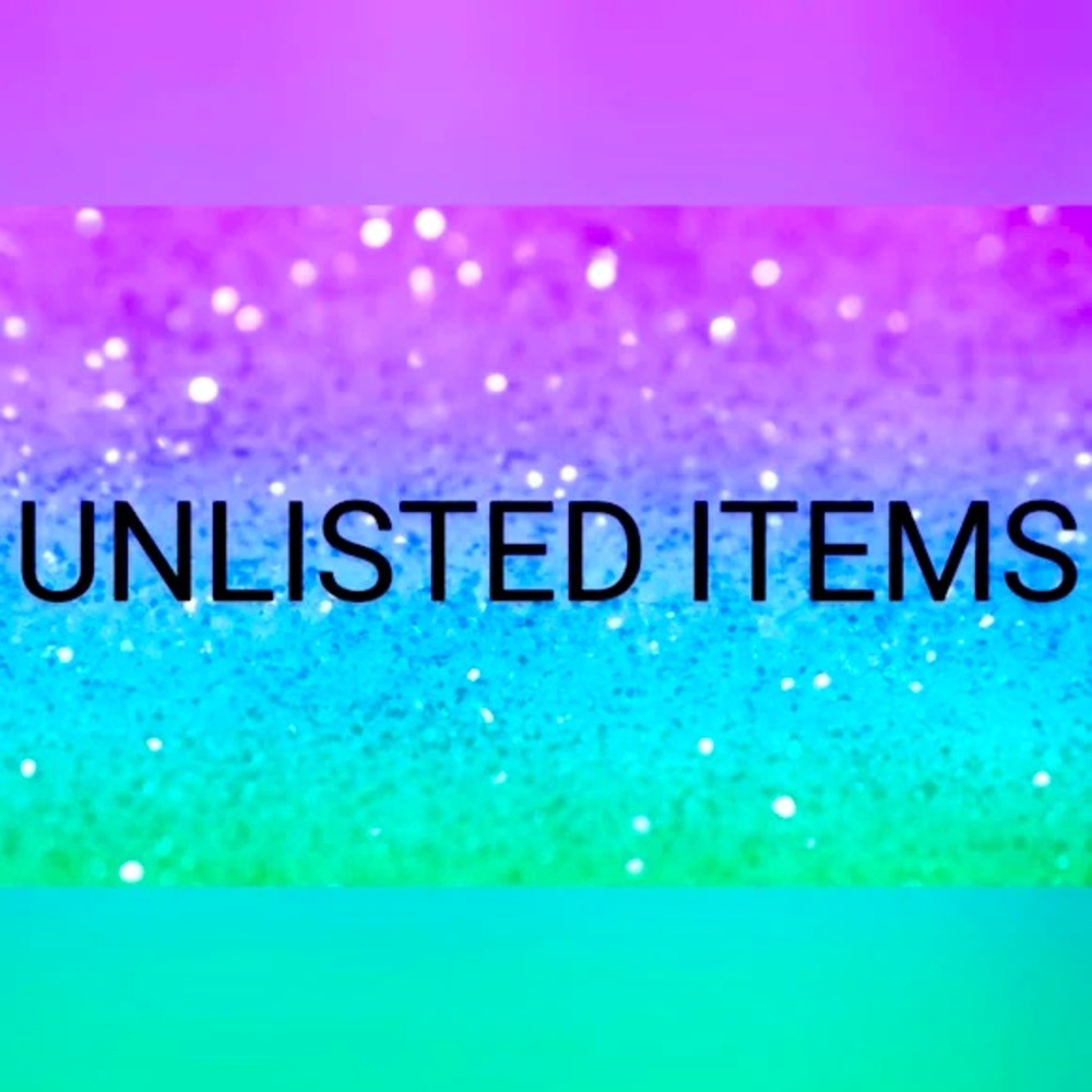 Unlisted item to be shown in live show. Items are shown / as is.